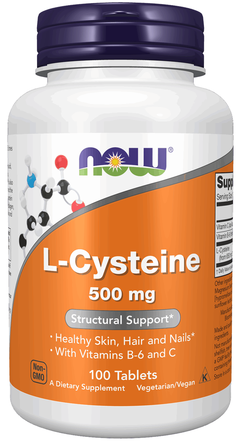 NOW Foods L-CYSTEINE 500mg 100 TABS