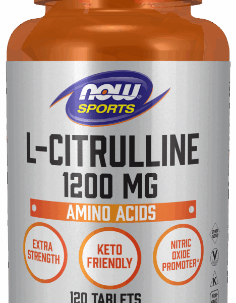 NOW Foods L-CITRULLINE 1200MG 120 TABS