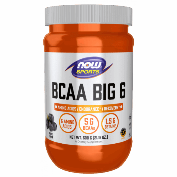 NOW Foods BCAA BIG 6 POWDER - WATERMELON FLAVOR 600 G