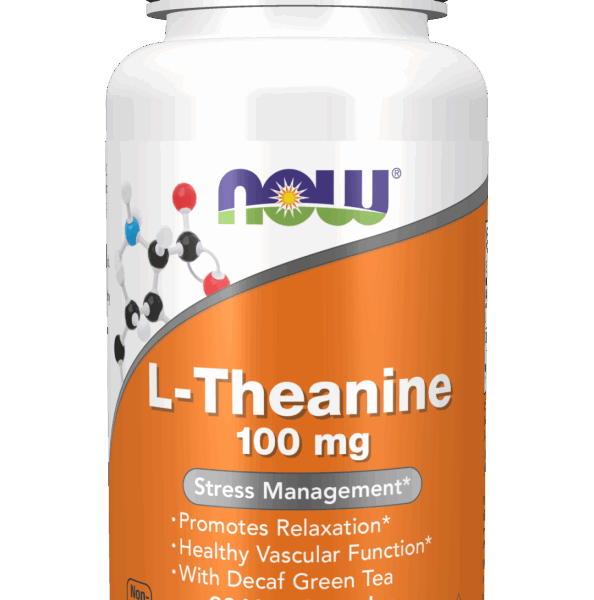 NOW Foods THEANINE 100MG 90 VCAPS