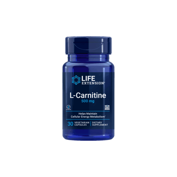 Source Naturals Acetyl L-Carnitine 500 mg 30+30 Bonus Bottle