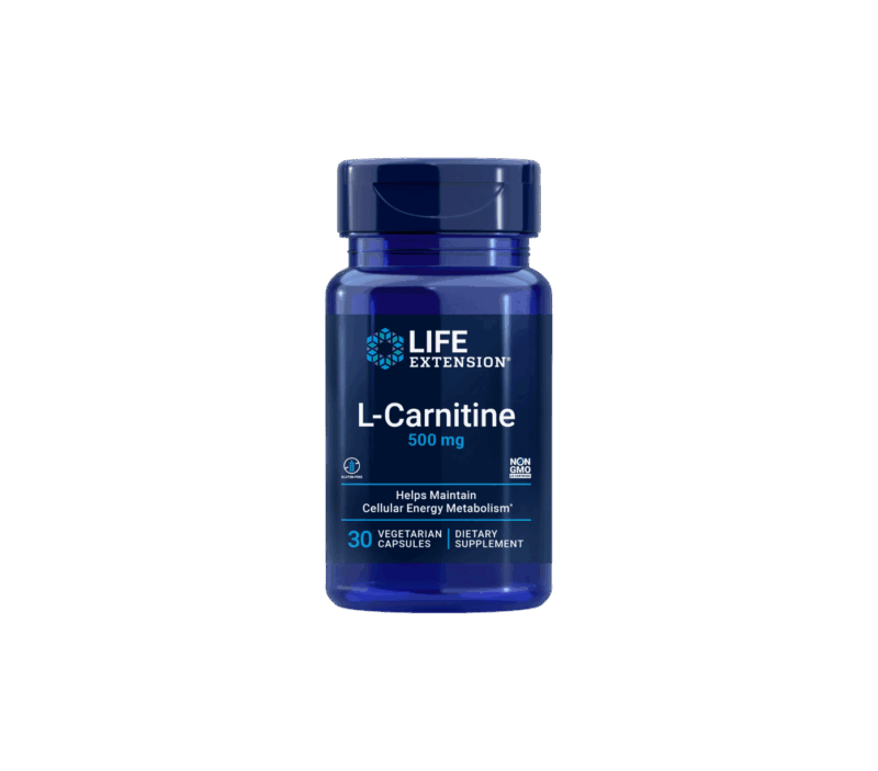 Source Naturals Acetyl L-Carnitine 500 mg 30+30 Bonus Bottle
