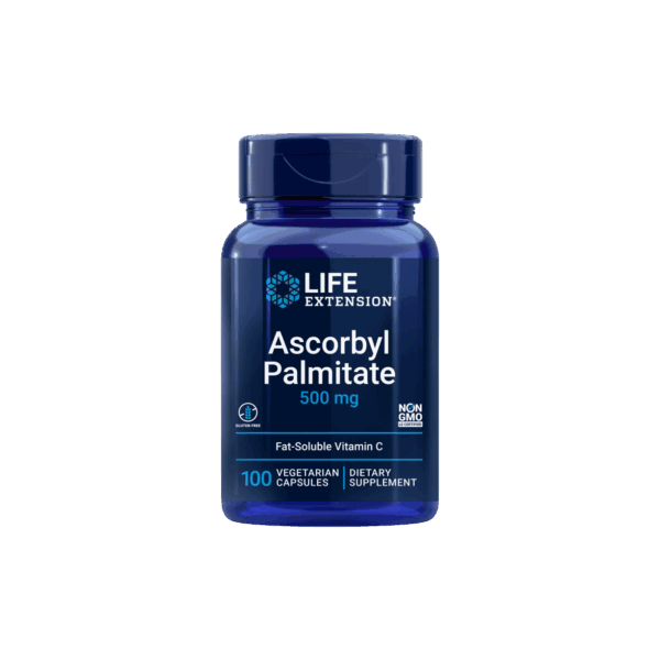 Life Extension Ascorbyl Palmitate 500 mg, 100 vegetarian capsules