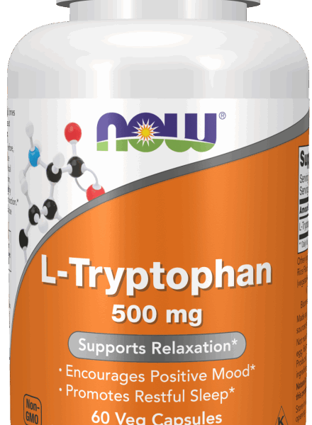 NOW Foods L-TRYPTOPHAN 500MG 60 VCAPS