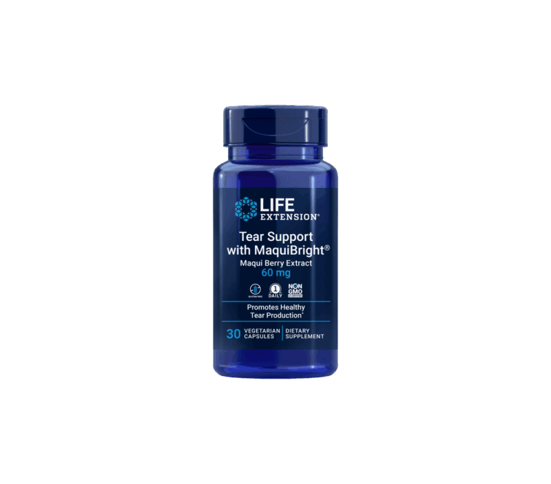 Life Extension Tear Support with MaquiBright® 60 mg, 30 vegetarian capsules