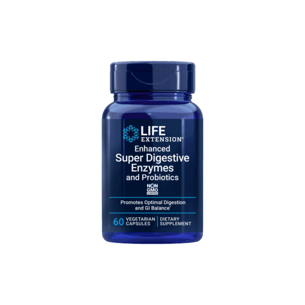 Life Extension Enhanced Super Digestive Enzymes and Probiotics 60 vegetarian capsules