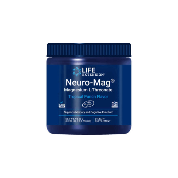 Life Extension Neuro-Mag® Magnesium L-Threonate (Tropical Punch) 93.35 grams