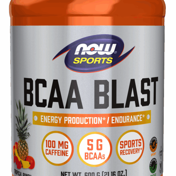 NOW Foods BCAA BLAST PWD TROPICAL PUNCH 600 G