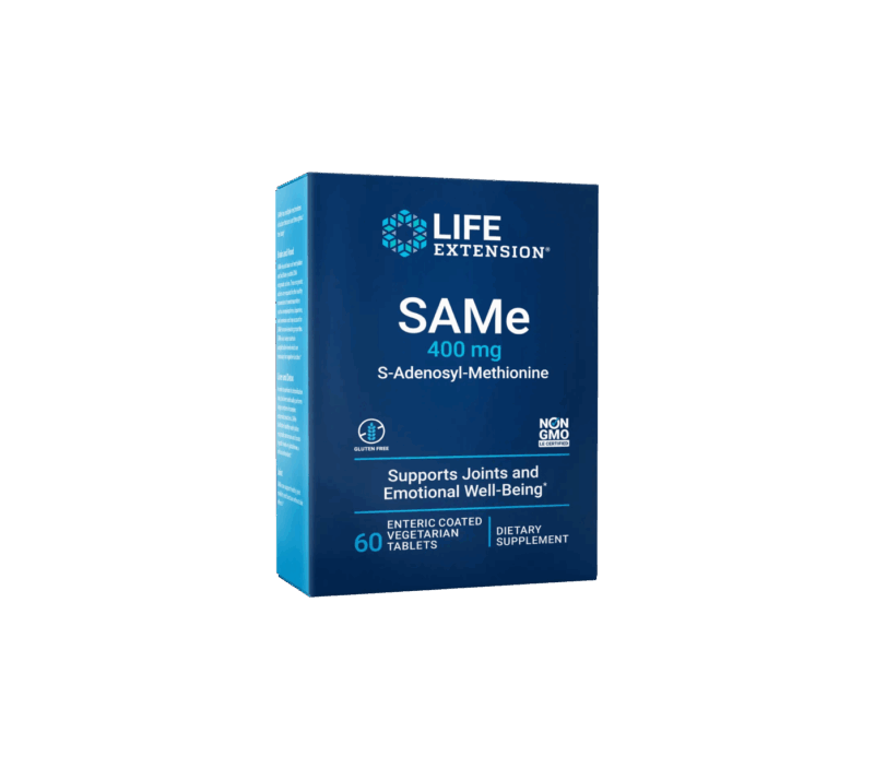 Life Extension SAMe 400 mg, 60 enteric-coated vegetarian tablets