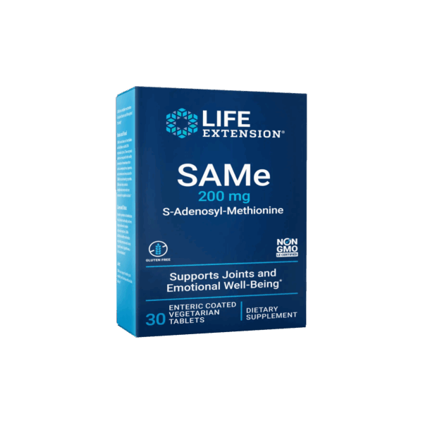 Life Extension SAMe 200 mg, 30 enteric-coated vegetarian tablets