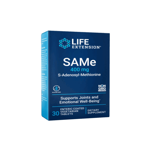 Life Extension SAMe 400 mg, 30 enteric-coated vegetarian tablets