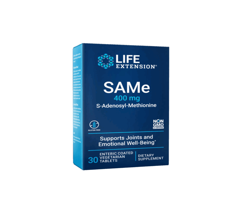 Life Extension SAMe 400 mg, 30 enteric-coated vegetarian tablets