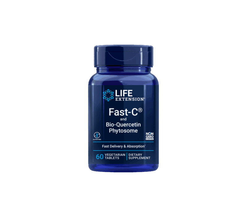 Life Extension Fast-C® and Bio-Quercetin Phytosome 60 vegetarian tablets