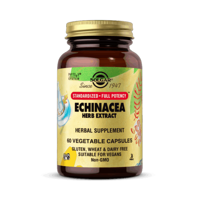 Solgar SFP Echinacea Herb Extract Vegetable Capsules