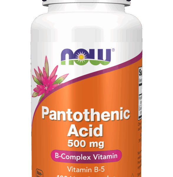 NOW Foods PANTOTHENIC ACID 500mg 250 VCAPS