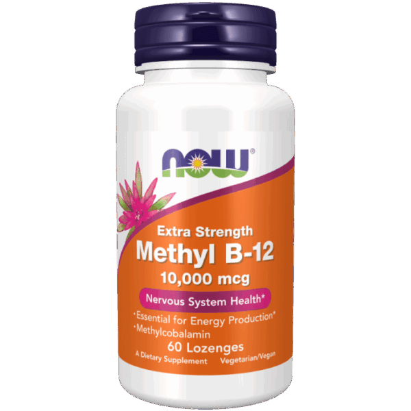 NOW Foods METHYL B-12 10000 mcg 60 LOZ