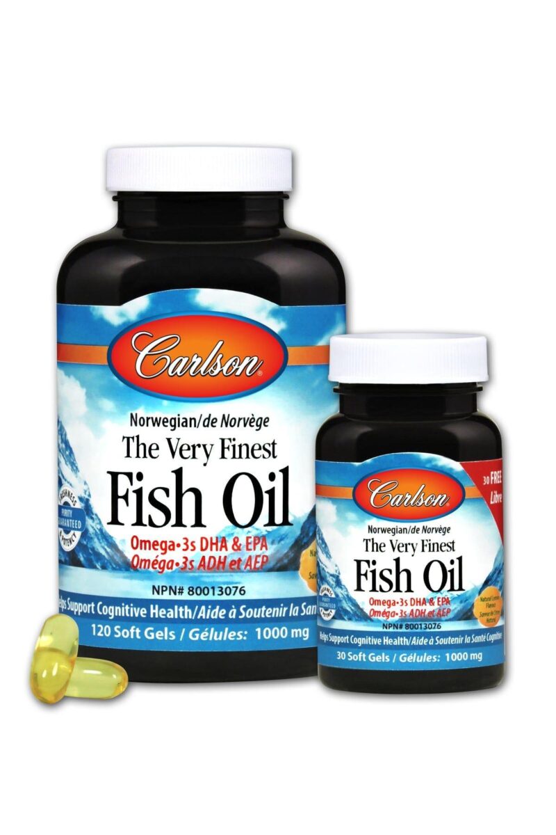 Carlson Laboratories VFFO Lemon 120 Soft Gels