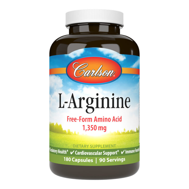 Carlson Laboratories L-Arginine 180 Capsules