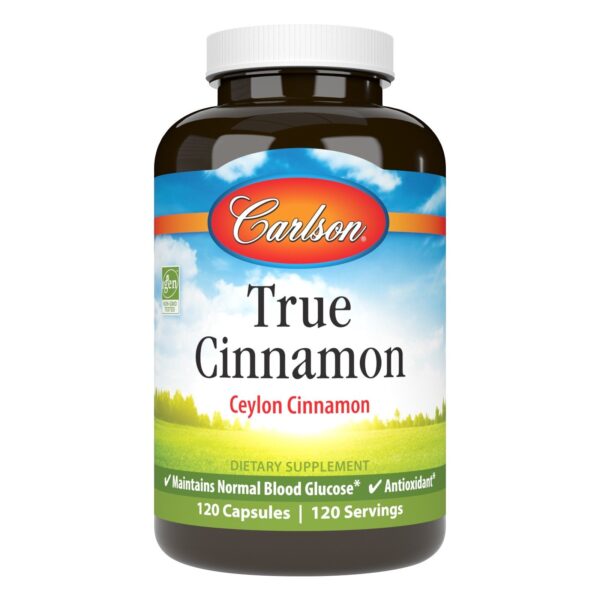 Carlson Laboratories True Cinnamon 120 Capsules