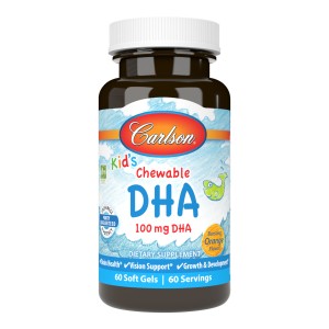 Carlson Laboratories Kids Chewable DHA 60 Soft Gels