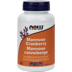 NOW Foods MANNOSE CRANBERRY 90 VCAPS