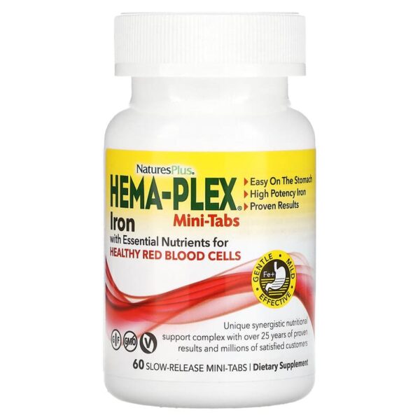 Natures Plus HEMA-PLEX MINI-TABS 60