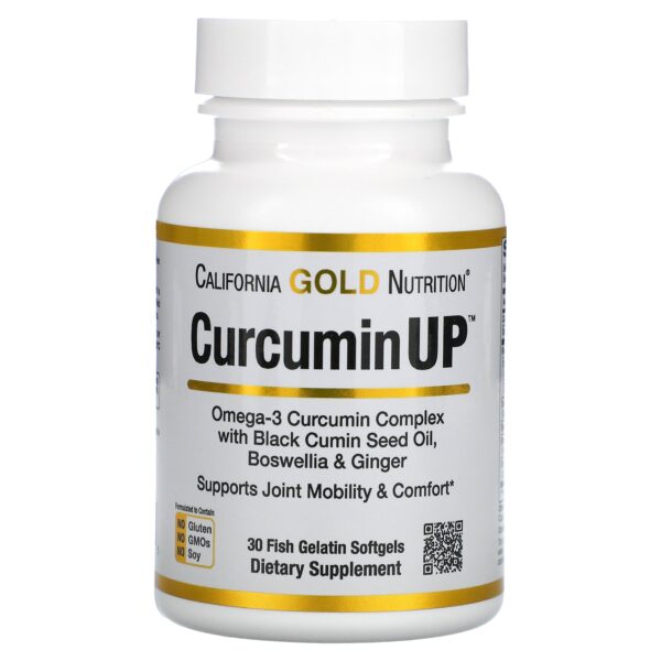 California Gold Nutrition CurcuminUP, 30 Fish Gelatin Softgels
