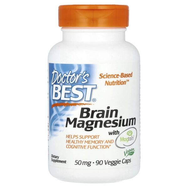 Doctor's Best Brain Magnesium with Magtein® 50mg