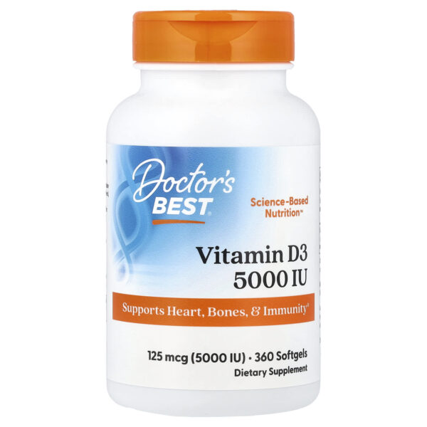 Doctor's Best Vitamin D3 5000IU