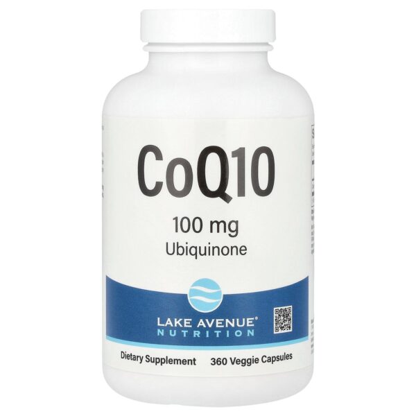 California Gold Nutrition CoQ10, USP Grade Ubiquinone, 100 mg, 360 Veggie Capsules
