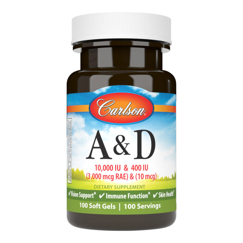 Carlson Laboratories Vit D 1000IU 100 Soft Gels