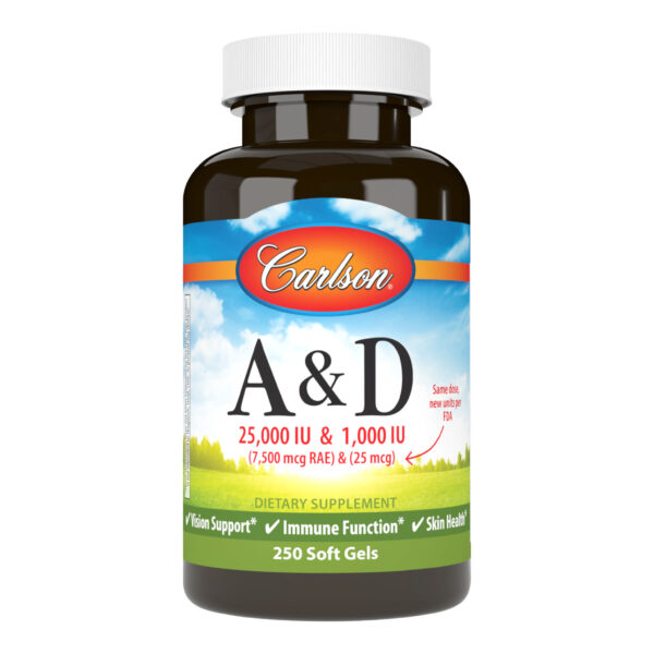 Carlson Laboratories Vit D 1000IU 60 Soft Gels