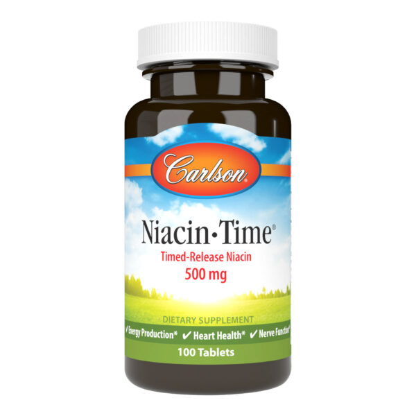 Carlson Laboratories Niacin-Time 100 Tablets