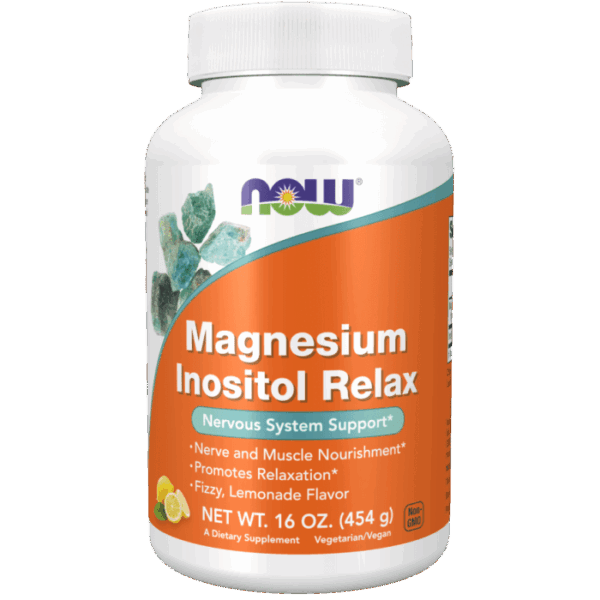 NOW Foods MAGNESIUM INOSITOL RELAX POWDER 16 OZ