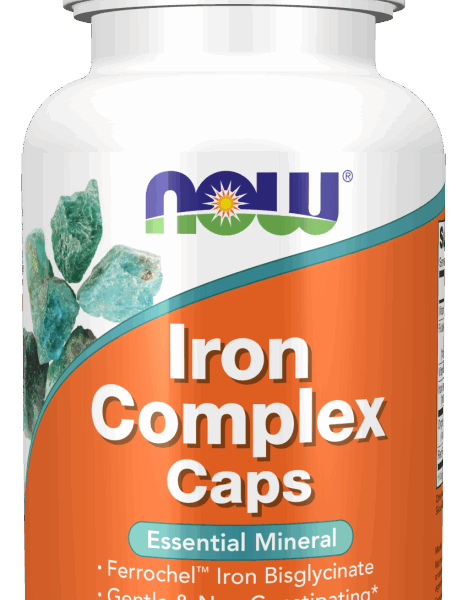 NOW Foods IRON COMPLEX CAPS (GLYCINATE) 100 VCAPS