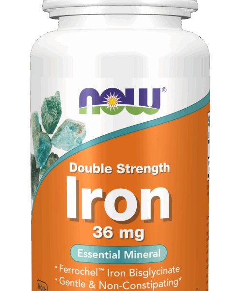 NOW Foods IRON 36MG FERROCHEL(R) 90 VCAPS