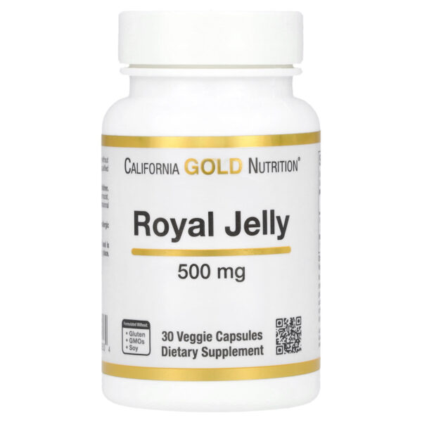 California Gold Nutrition Royal Jelly, 500 mg, 30 Veggie Caps