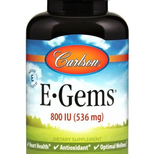 Carlson Laboratories E-Gems 800IU 100 Soft Gels