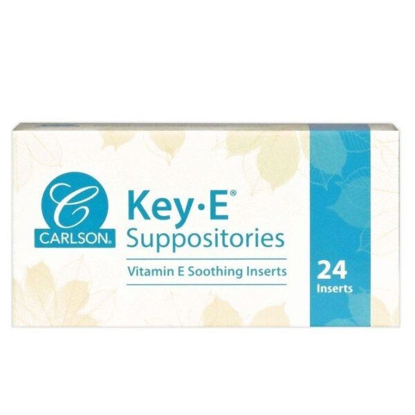 Carlson Laboratories Key-E Suppositories Box of 24