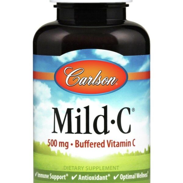 Carlson Laboratories Mild-C 500mg 100 Capsules