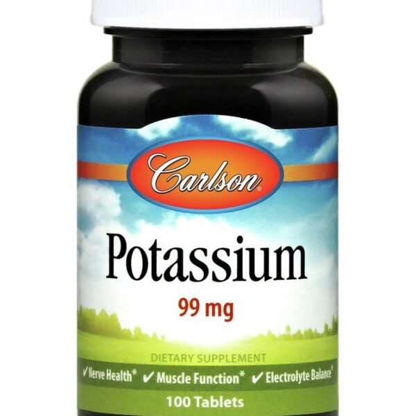 Carlson Laboratories Potassium 100 Tablets