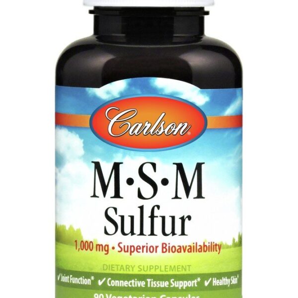 Carlson Laboratories MSM-Sulfur 90 Capsules