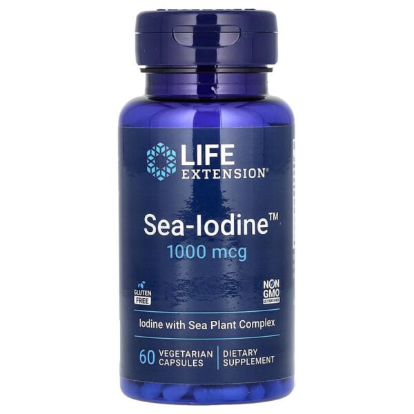 Life Extension Sea-Iodine™ 1000 mcg, 60 vegetarian capsules