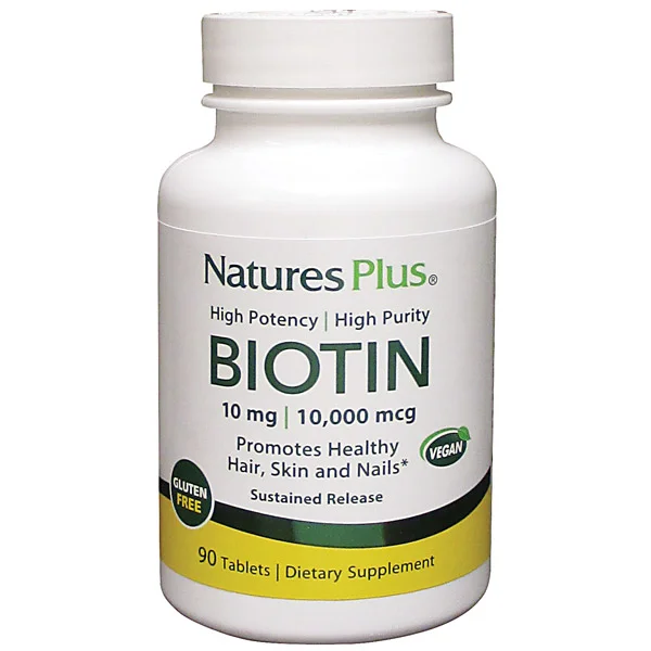 Natures Plus BIOTIN 10 MG S/R TAB 90
