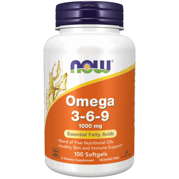 NOW Foods OMEGA 3-6-9 1000MG 100 SGELS