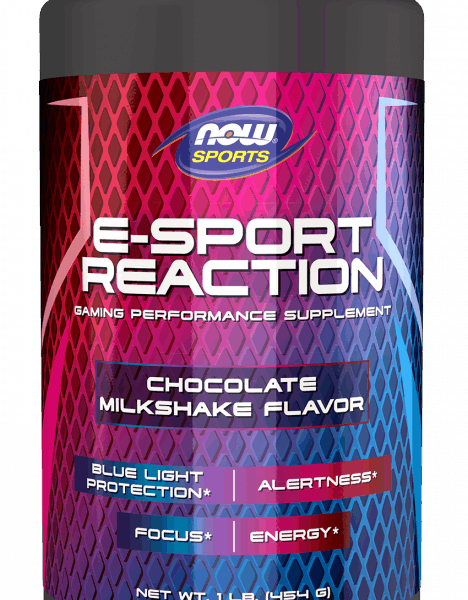 NOW Foods E-SPORT REACTION PWD CHOC 1 LB