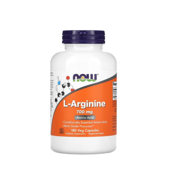 NOW Foods L-ARGININE 700mg 180 VCAPS