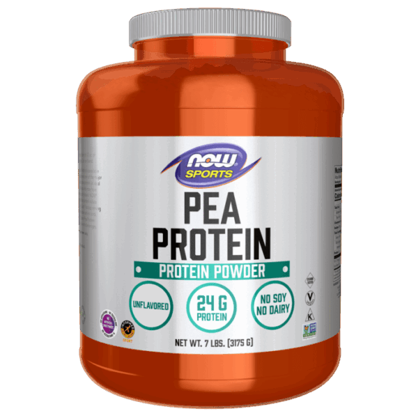 NOW Foods PEA PROTEIN UNFLAVORED 7 LB