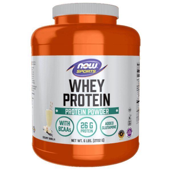 NOW Foods WHEY PROTEIN VANILLA 6 LB