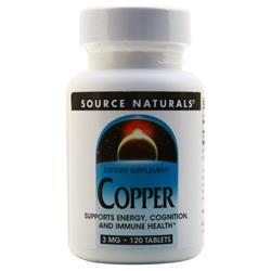 Source Naturals Copper 3 mg